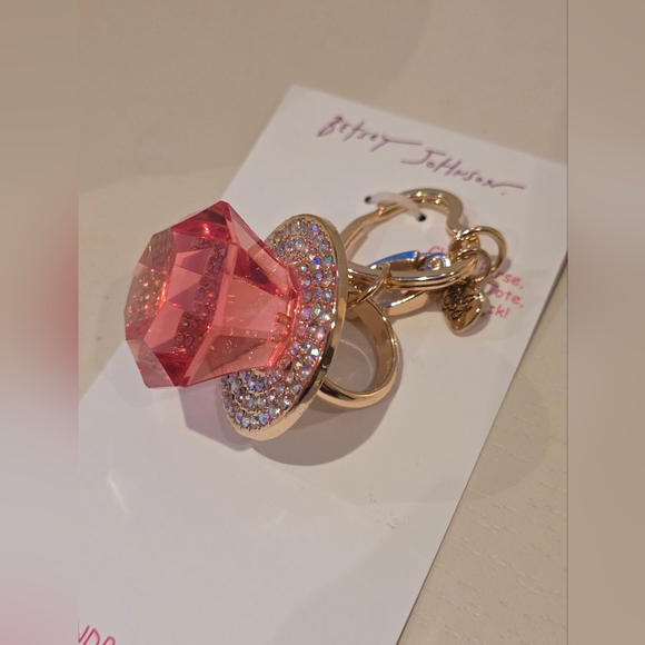 NWT Betsey Johnson Ring Pop Ketchain/Handbag Charm - Picture 4 of 5
